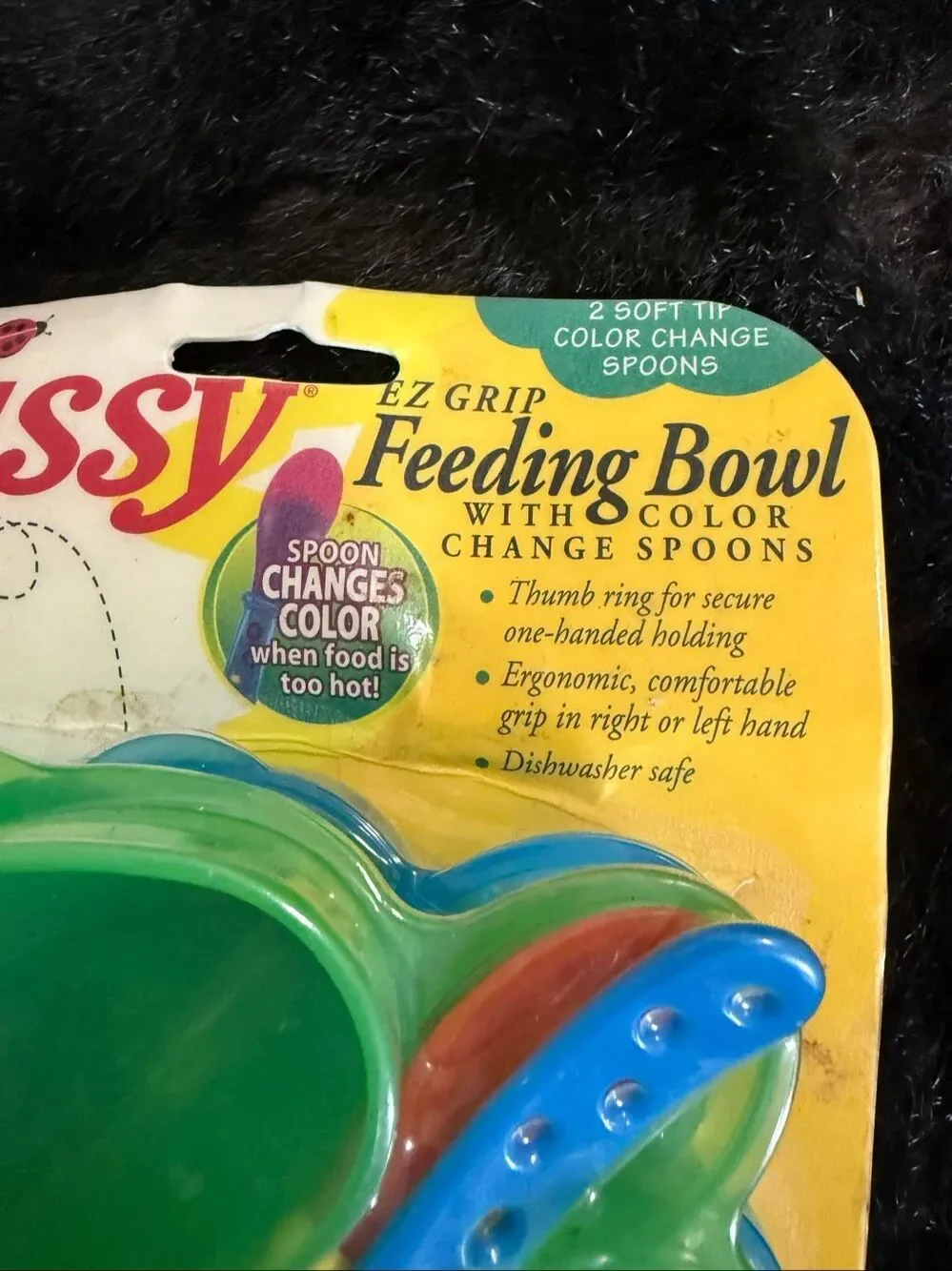 Sassy EX Grip Feeding Bowl NEW SEALED Change Color Spoons